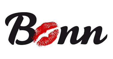 Bonn text with kiss lips