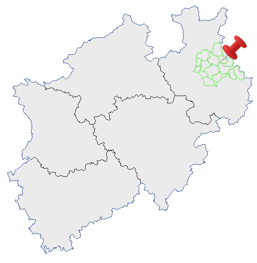 NRW map